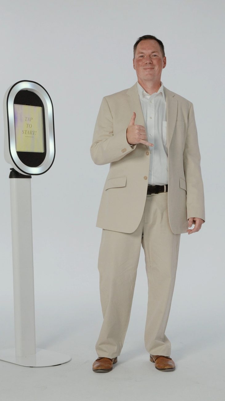 Open-air photo booth